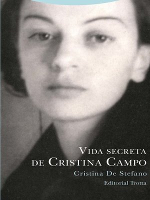 cover image of Vida secreta de Cristina Campo